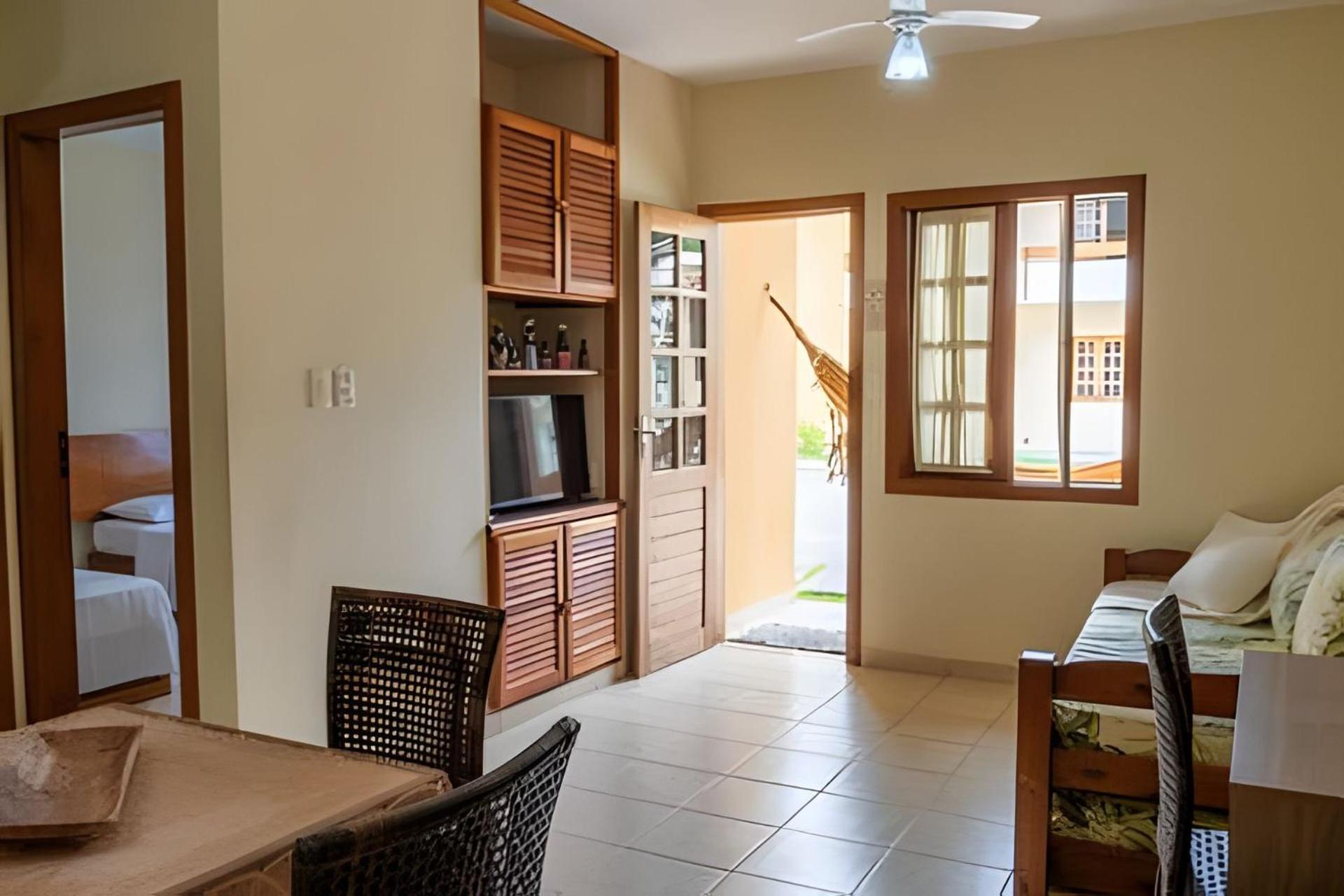 Em Frente A Praia De Taperapuan; Piscina; 1 Quarto; Wifi 300 Mbs; Estacionamento Gratuito 1 Veiculo 塞古罗港 外观 照片